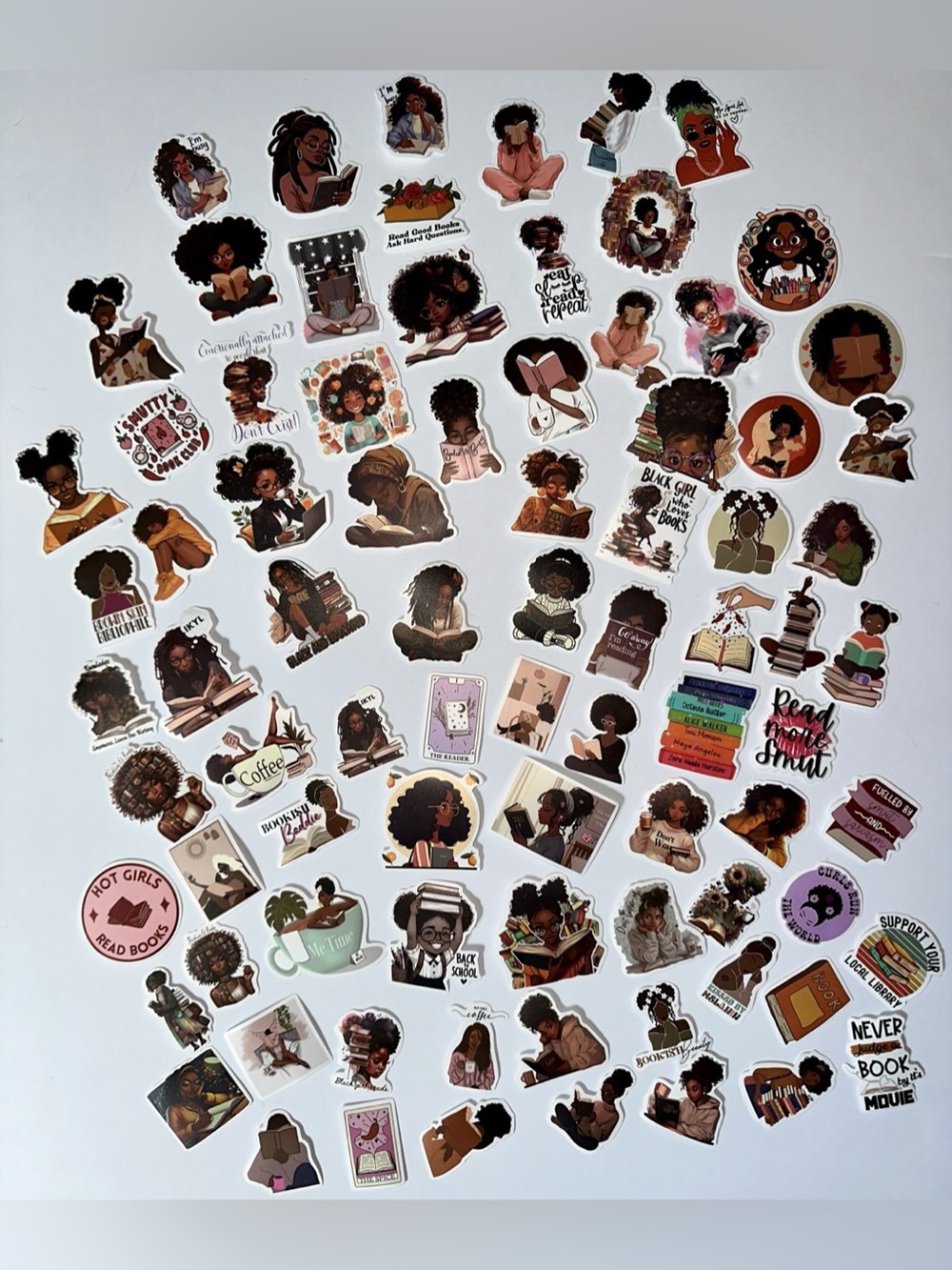 📖 “Vinyl Bookish Stickers Lot” 📕